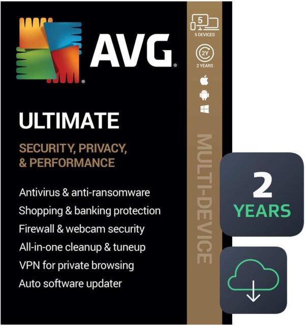AVG Ultimate Allinone 1 Year 3 Devices Email Delivery